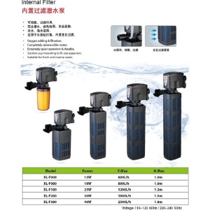 Фильтр XL-F280 ( Xilong) 30 Вт., 1800 л/ч., с подачей воздуха