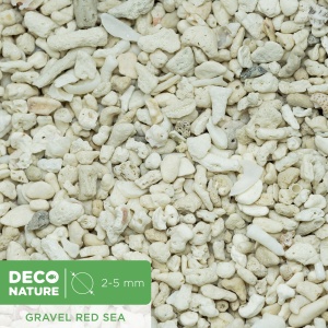 DECO NATURE GRAVEL RED SEA - Натуральная коралловая крошка для аквариума фракции 2-5 мм, 5,7л