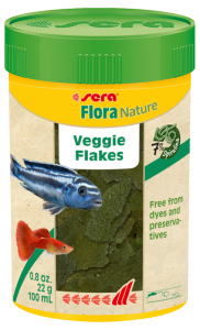 Sera Flora Nature растительный корм для рыб, 100 мл, 22г