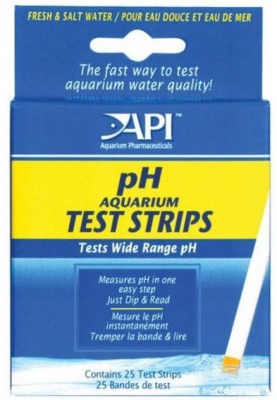 API pH Аквариум Тест Стрипс - Полоски для определения уровня pH в аквариумной воде