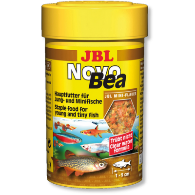 JBL NovoBea - Корм для гуппи и других маленьких аквариумных рыб, 100 мл. (30 г.)